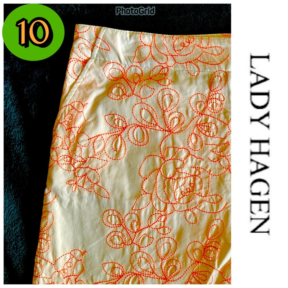 Lady Hagen Islamorada Floral Embroidered Skorts